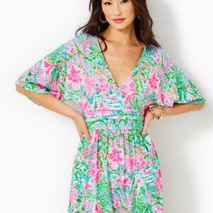 Lilly Pulitzer Parigi Romper in Leaf it Wild